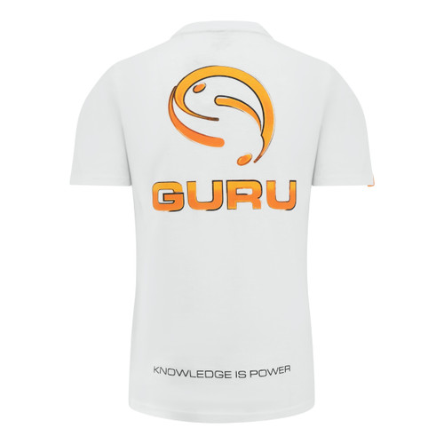 Shirt guru semi logo - t-shirt, bianca
