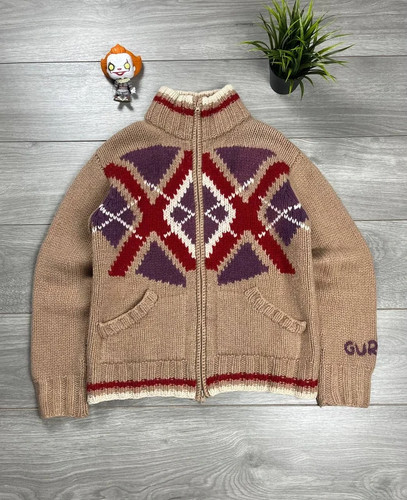 Guru vintage cardigan full - full, zip